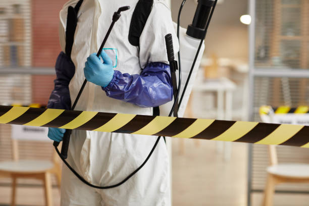 Professional Biohazard Cleanup technician working in Greenfield, NH